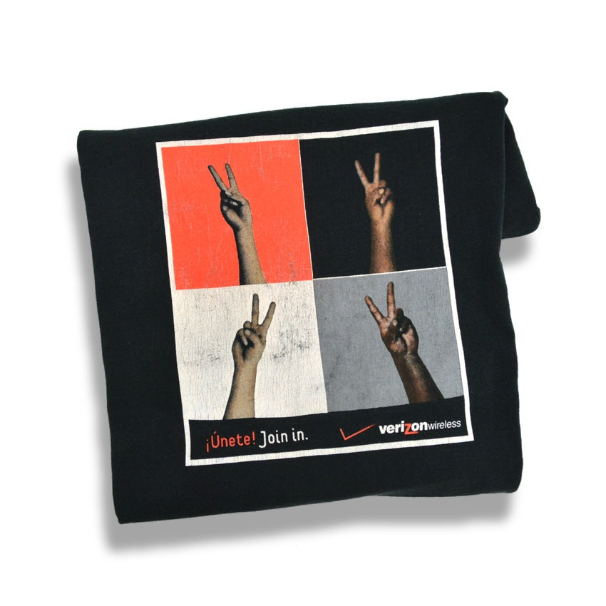Verizon Wireless Mobile Carrier 'Peace Sign' T-Shirt... XL