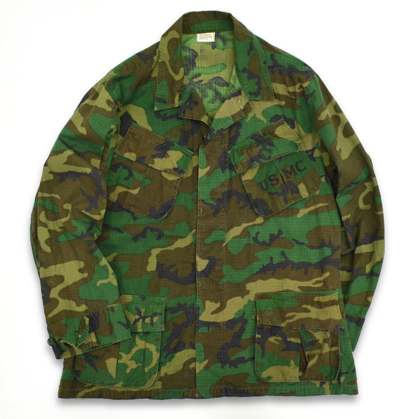 60's USMC ERDL Brown Leaf Jungle Fatigue Jacket ... MR