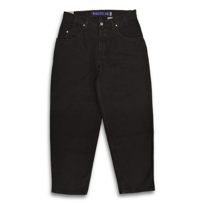 90's Deadstock Levi's silver Tab 'BAGGY' Black Denim Pants... 34×30