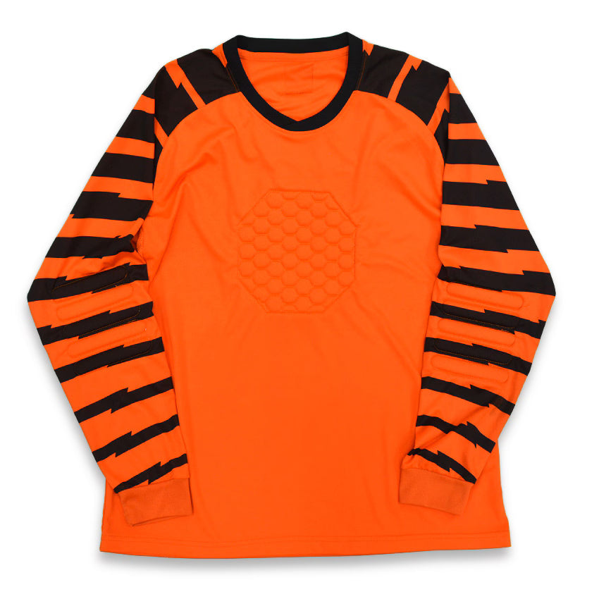 Soccer goalkeeper shirt with protector...