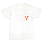 80s-era University of Virginia logo print pocket T-shirt...