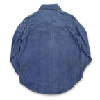 ~70's MONTGOMERY WARD VAT DYED DENIM SHIRTS...L