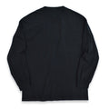BLACK PLAIN L/S SHIRTS SWEATER RIB...