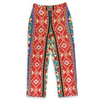 ~70's Steve Petix 'Native Pattern' Cotton Slacks...