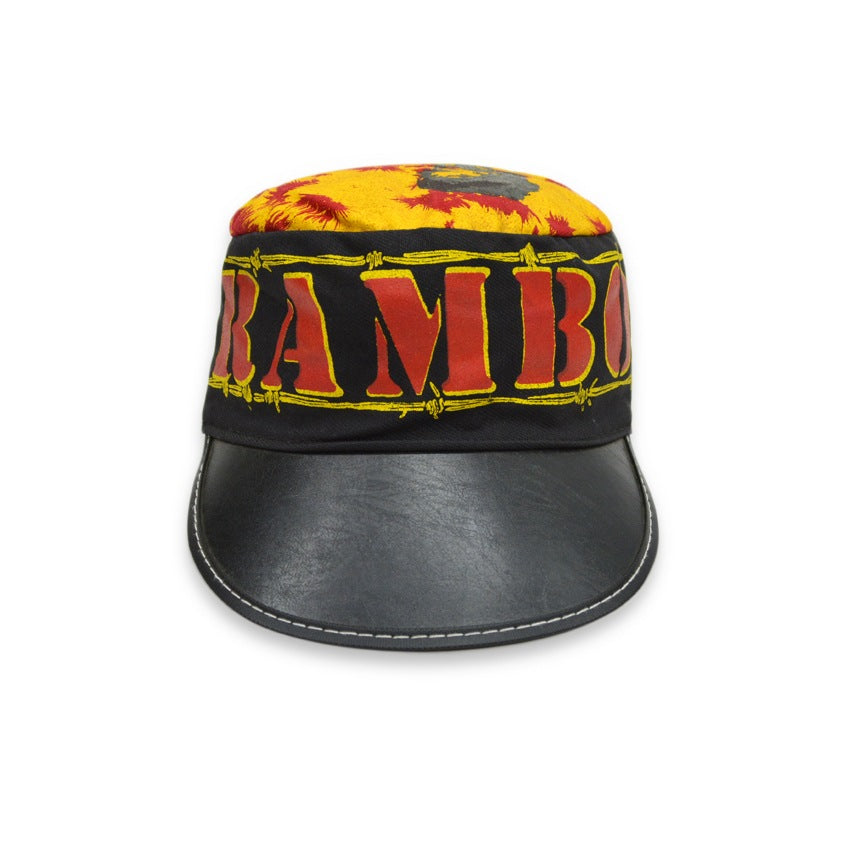 80's RAMBO FIRST BLOOD ALL OVER PRINT CAP...