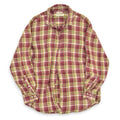 80's- BANANA REPUBLIC Irish Linen Check Shirt...