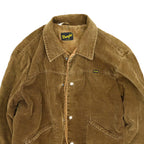 70's Wrangler Dark Brown Corduroy Jacket with Sherpa Liner... Size 46