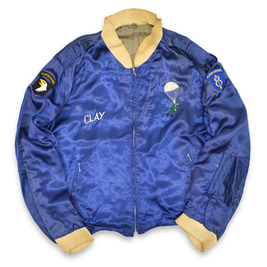 60's~ GERMANY TOUR AIR BORNE US PARATROOPER JACKET ... about XL