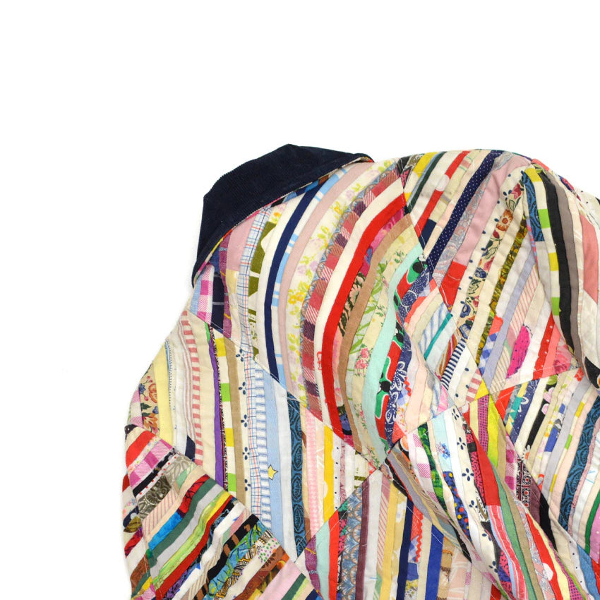 70's Homemade Scrap Quilt Jacket...