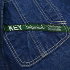 50's~ KEY Imperial DENIM COVERALL... Fits like 38