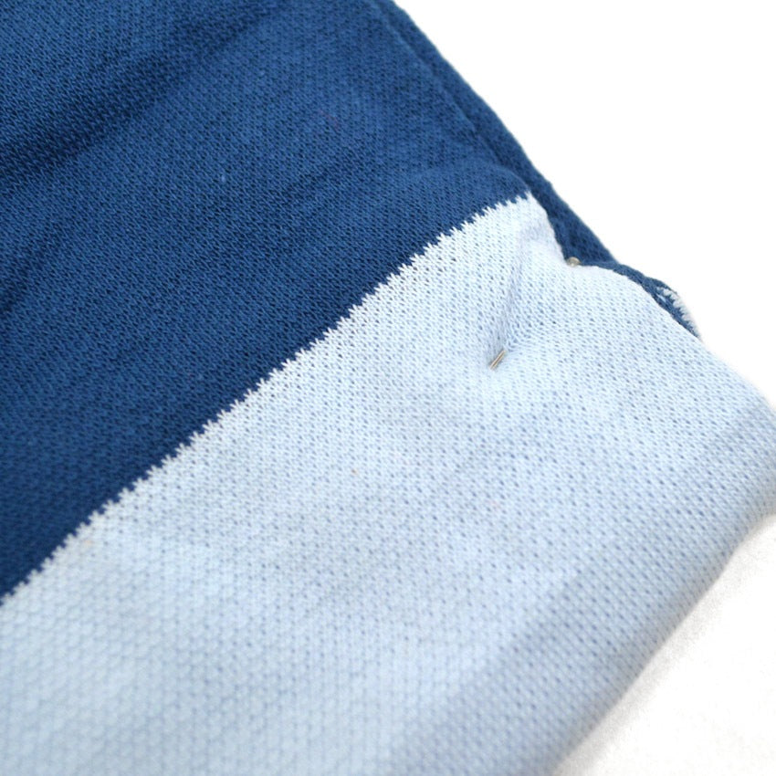 ~60's Deadstock TOWNCRAFT Penneys Border HENLEY NECK T-SHIRT...M