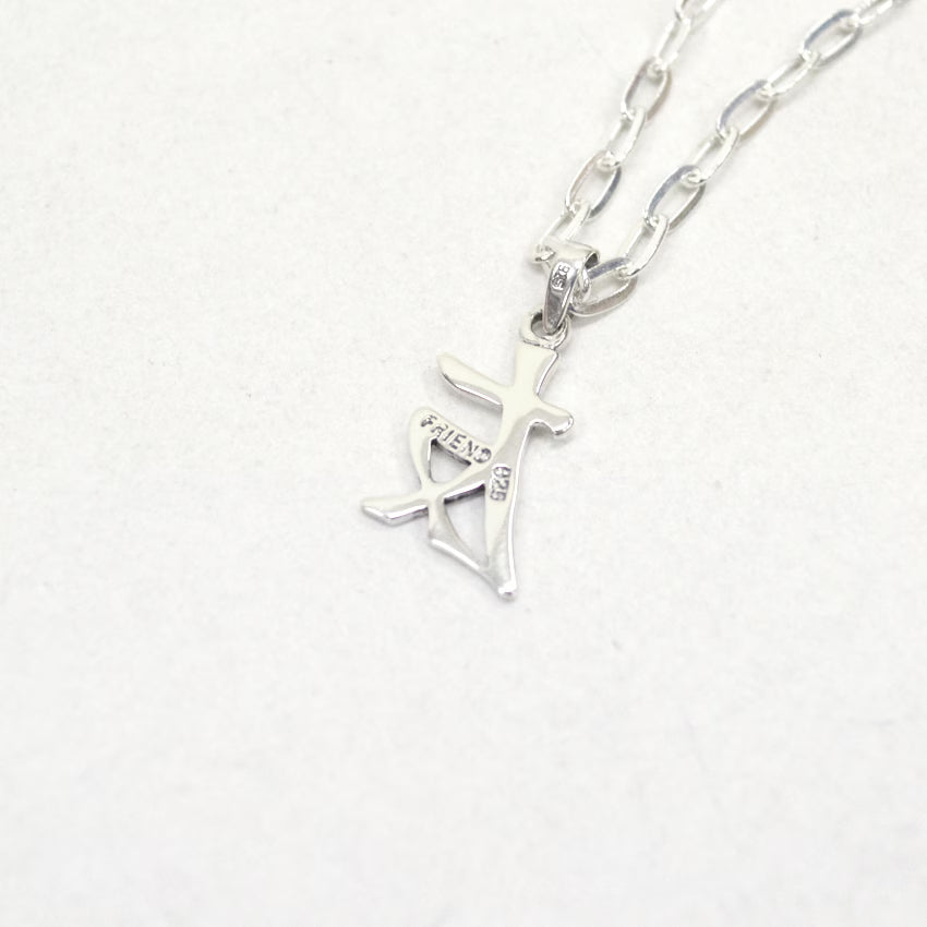 FRIEND KANJI SILVER NECKLESS...