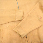 60's Faded Color Sweat Zip Up Hoodie with Separate Pockets...
