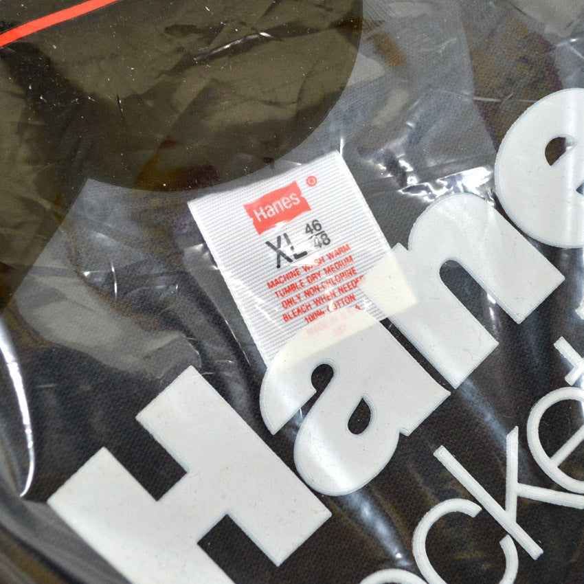 1986' Deadstock Hanes Pocket-T Black... XL