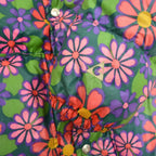 1970's GERRY HIPPIE FLOWER PATTERN ALL OVER PRINT DOWN JACKET...