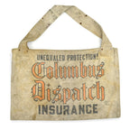 1940's~ Columbus Dispatch INSURANCE NEWS PAPER BAG...