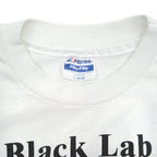1990's Hanes Black lab Dog Print T-shirt...L