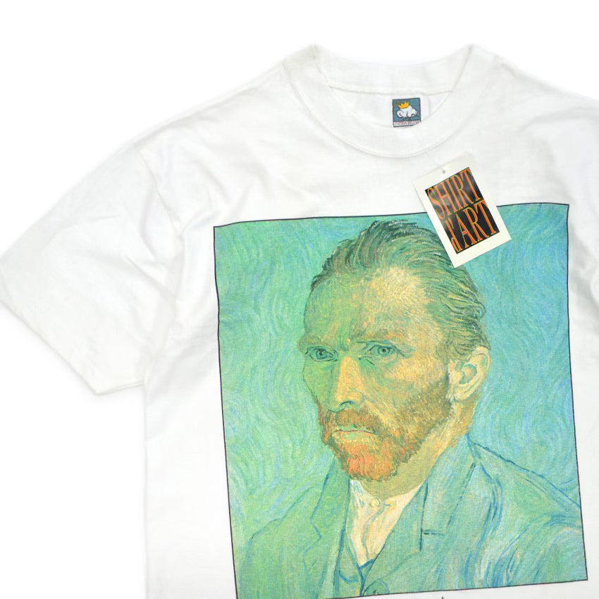 1990's Deadstock anvil ゴッホ 自画像 T-shirt ... L