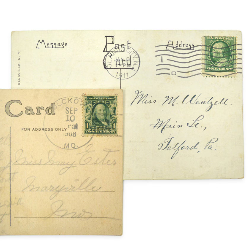 SWASTIKA OLD POST CARD 2枚セット ...