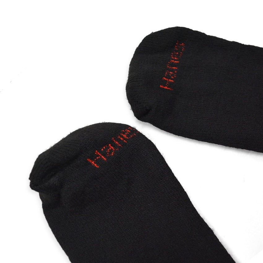 sockwave by Felice Hosiery Hanes Socks Black ... 3-pair set