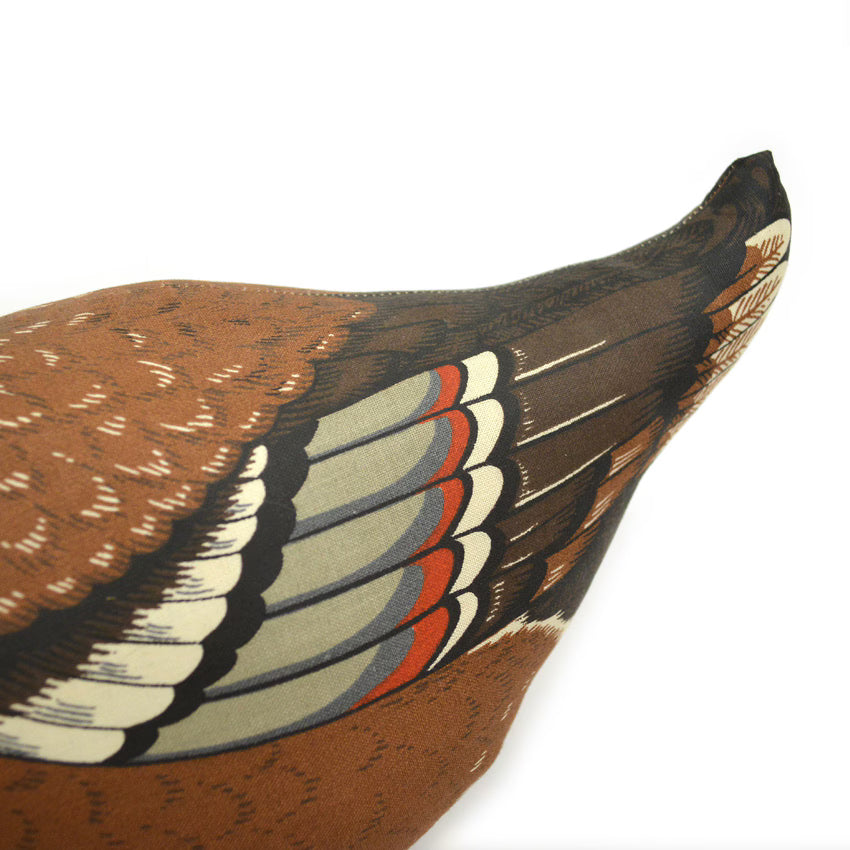 OLD Mallard Duck Print Cushion...
