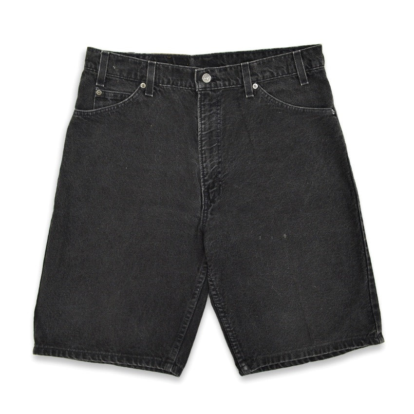 1990's Levi's 550 BLACK DENIM SHORTS... W36 L00