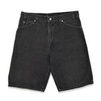 1990's Levi's 550 BLACK DENIM SHORTS... W36 L00