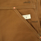 1970's Deadstock CARHARTT BROWN DUCK DOUBLE KNEE OVERALL...W36 L28