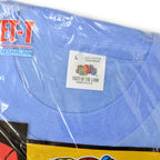 ~1990's Deadstock FRUIT OF THE LOOM POCKET-T LIGHT BLUE ... L
