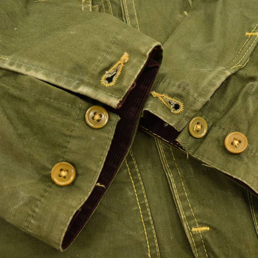 1940's~ JC Higgins OLIVE GREEN HUNTING COAT... Fits like 36