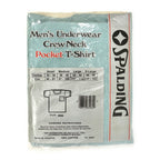 1980's DEADSTOCK SPALDING パキ綿 POCKET PACK TEE ... XL