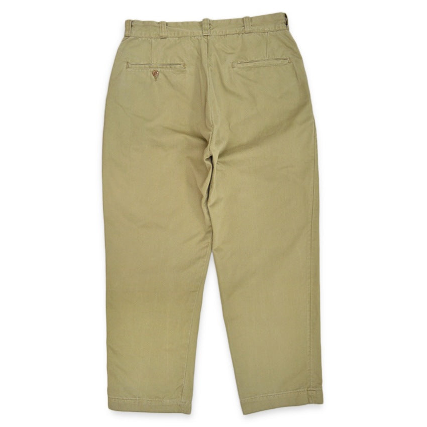 1960's USARMY CHINO KAHKI TROUSERS...W34 L29