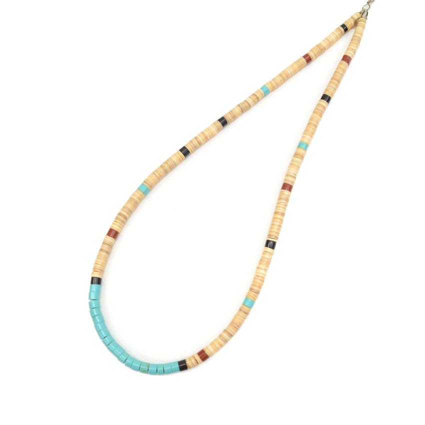 SANTO DOMINGO TURQUOISE & SHELL NECKLACE... NEW