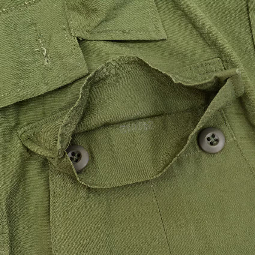 1970's DEADSTOCK USARMY JUNGLE FATIGUE JACKET...X-SMALL-SHORT