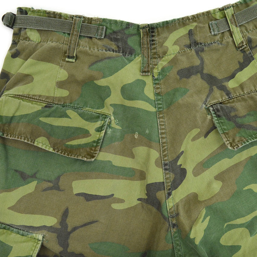 1960's USARMY ERDL NON RIP JUNGLE FATIGUE PANTS... SMALL-SHORT