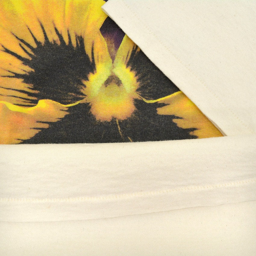 1990s TENNESSEE RIVER GOLD Pansy T-SHIRT ... L