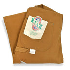 1990's DEADSTOCK KEY BROWN DUCK DOUBLE KNEE OVERALL... W36 L30
