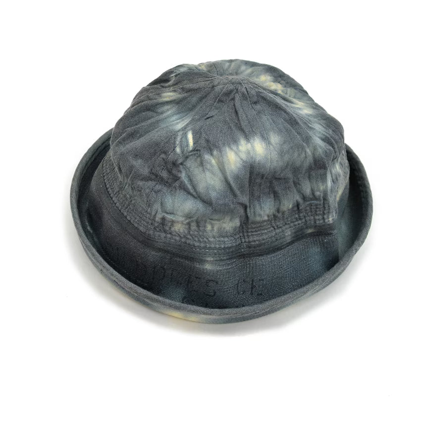 U.S.NAVY DIXIE CUP HAT WITH STENCIL BLACK TIE DYE ...