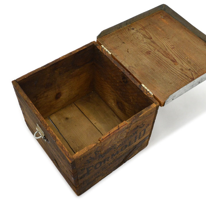 Circa.1920's HENRY K. WAMPOLE & Co. FORMOLID ADVERTISING WOOD BOX ...