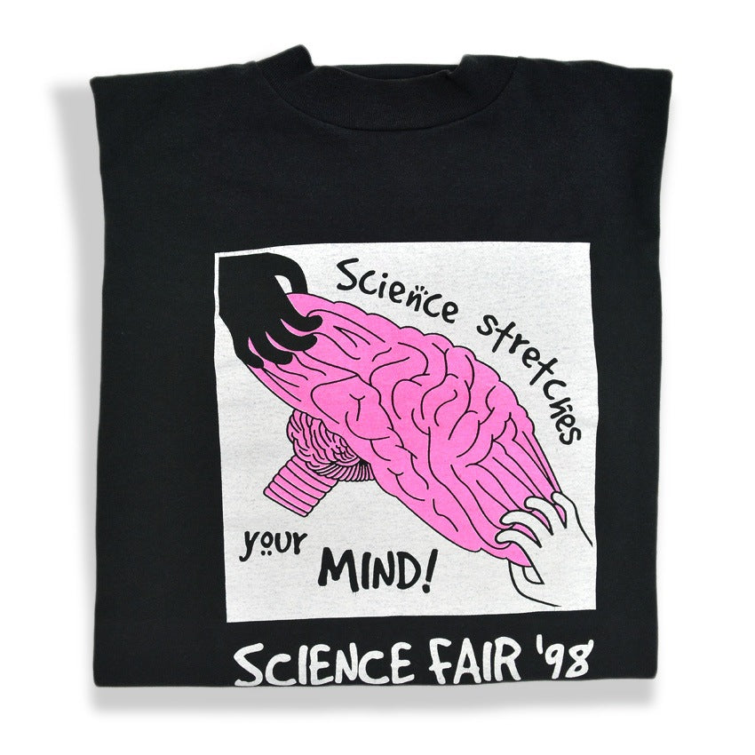 1990's SCIENCE STRETCHES YOUR MIND T-SHIRT...L