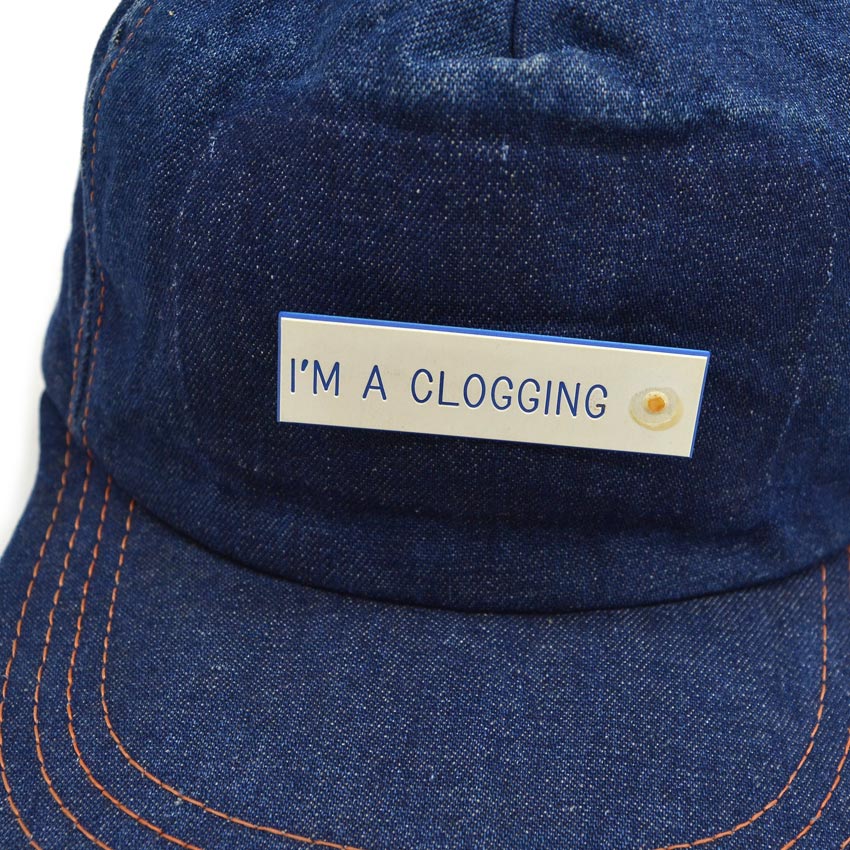 1980s ~ I'M A CLOGGING Disruptor DENIM CAP ... ONE SIZE