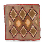 c.1920's NAVAJO RUG DIAMONDS PATTERN...82cm×82cm