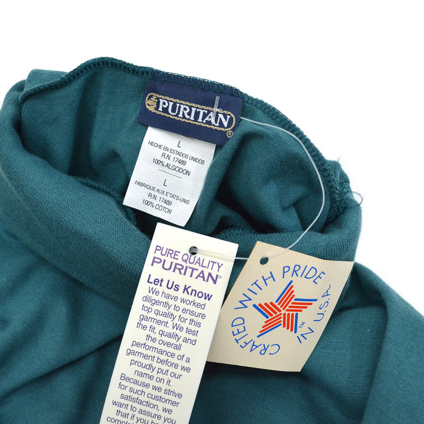 1990's DEADSTOCK PURITAN COTTON TURTLE NECK L/S SHIRT ... L
