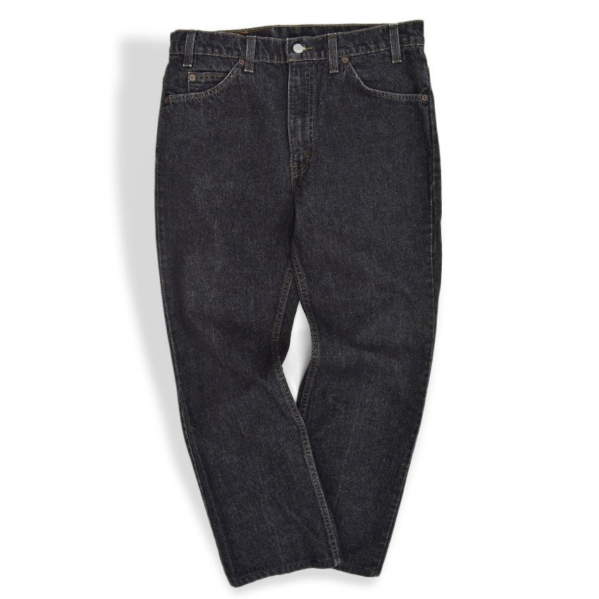 1990's Levi's 517 BLACK DENIM PANTS... W33 L28