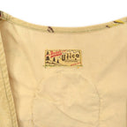 ~1950's UTICA Duxbak ROD AND GUN CLUB PRINT CORDUROY VEST... Fits like S