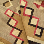 c.1920's J.B.MOORE CRYSTAL LATTICE NAVAJO RUG ... 214cm×125cm