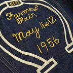 1950's Lee 101-J MU AGGIES FARMERS FAIR 1956' DENIM JACKET ... 38LONG