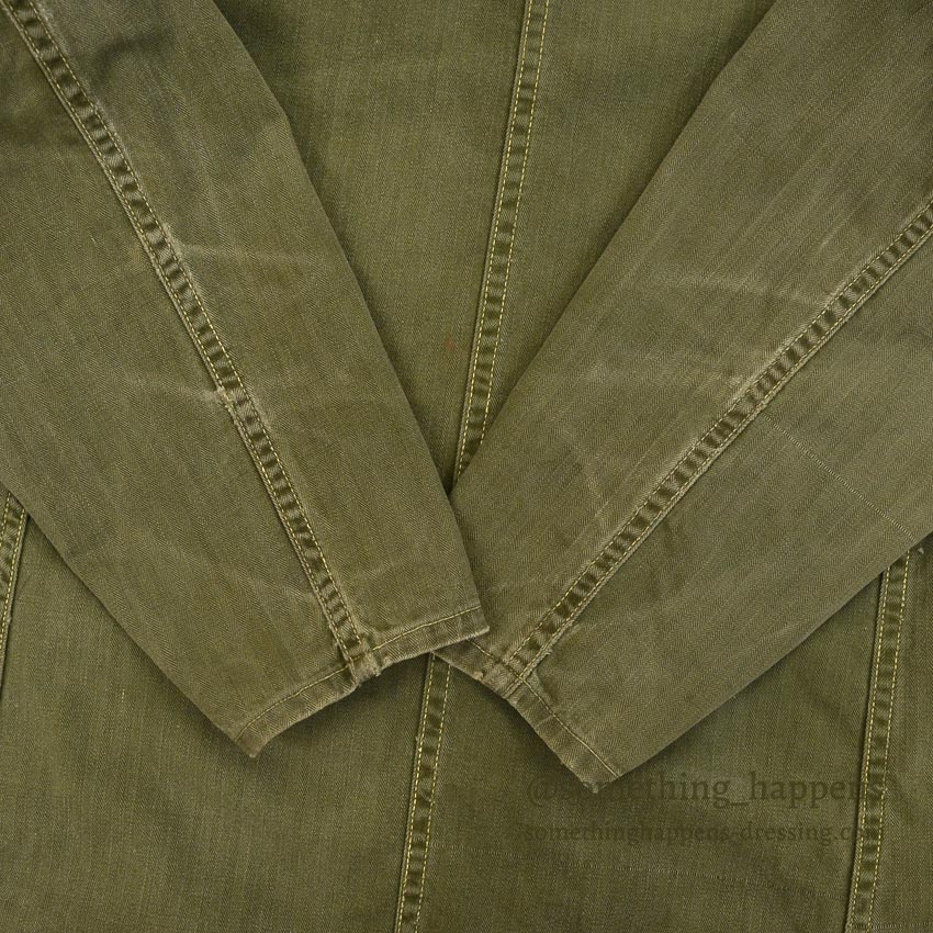 1940's U.S.M.C. HBT MECHANICS COAT ... Fits like 36