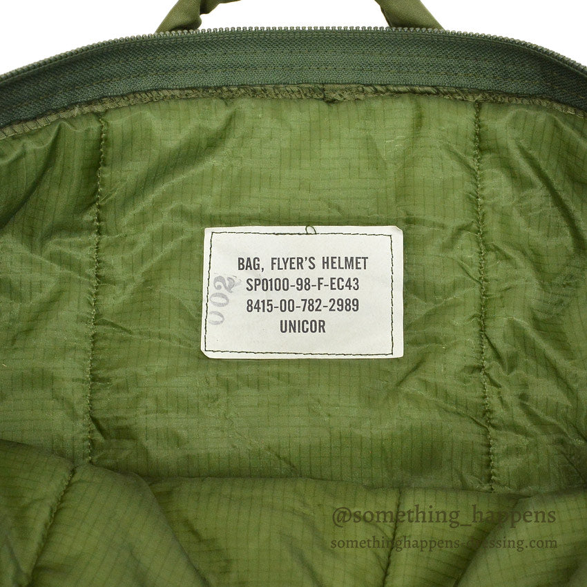 1990's U.S.A.F. BAG, FLYER'S, HELMET STENCIL ...