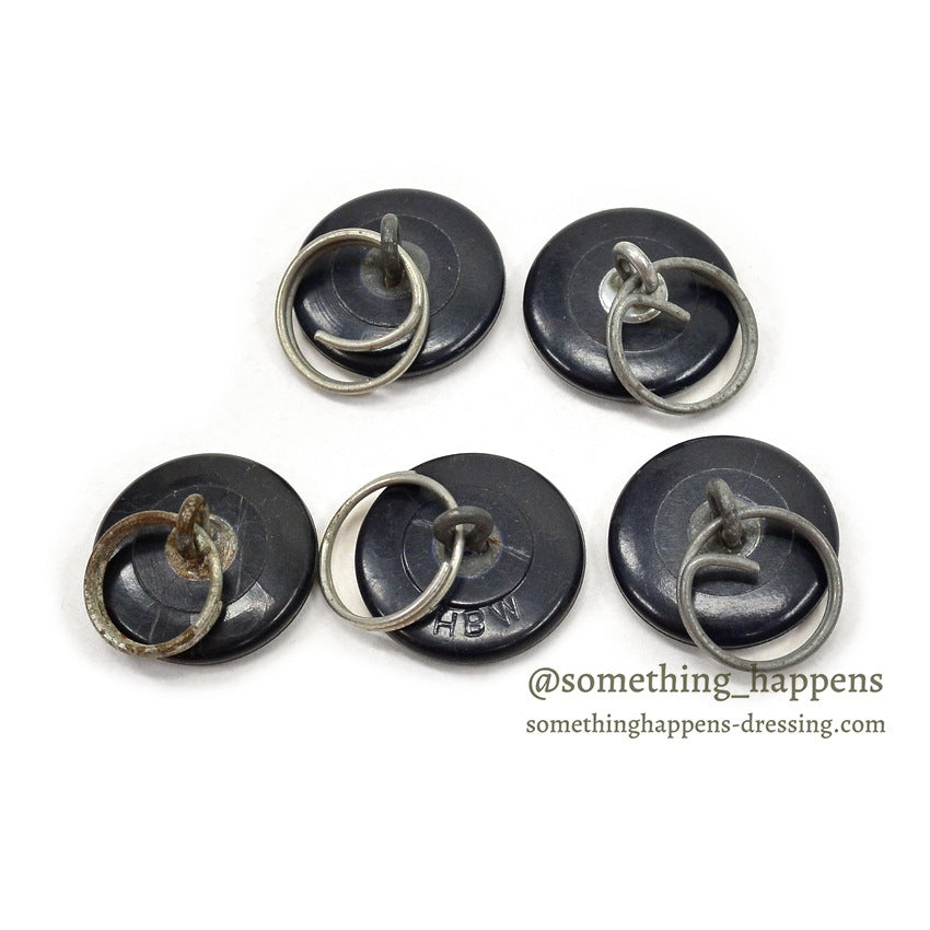 ~1940s US Navy Original Button for Denim Jacket... Set of 5